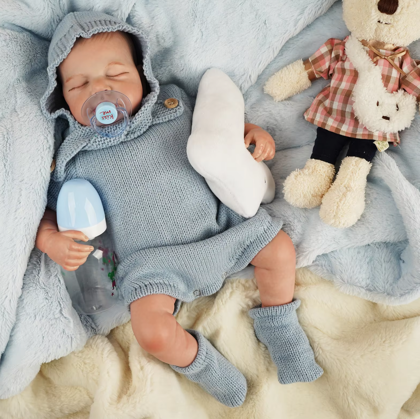 Archie – Der Sanfte 43 cm Reborn Babypuppe Junge