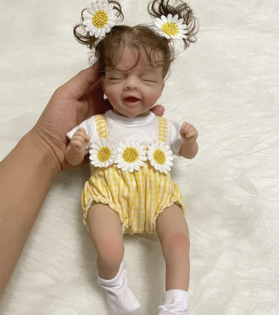 "Mini Girl" Reborn Baby Doll - 30 cm Lebensgroße Silikonbegleiterin