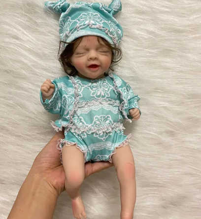 "Mini Girl" Reborn Baby Doll - 30 cm Lebensgroße Silikonbegleiterin