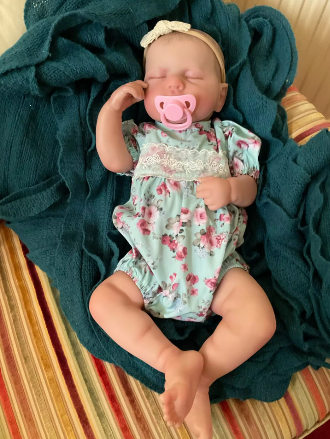 LouLou Zwillinge: Neugeborene Zwillings-Reborn-Babypuppen - 50 cm lebensechte Silikon-Vinyl-Puppen