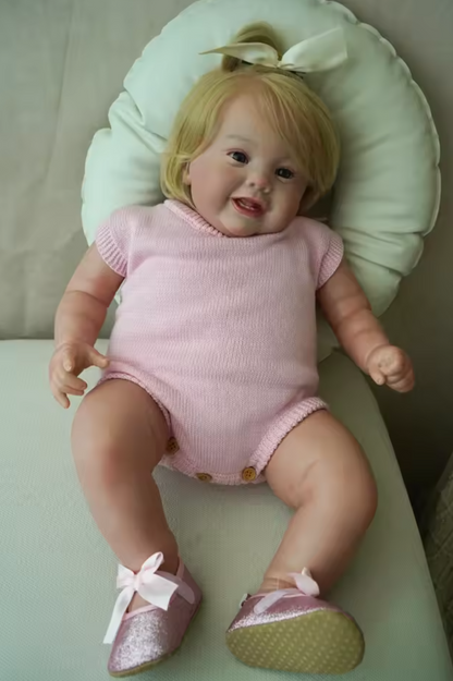 Amelia – 60 cm Realistische Reborn Babypuppe Mädchen