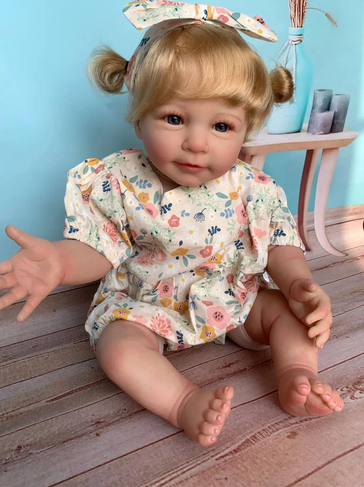 Fiona – 52 cm Reborn Baby Puppe Mädchen