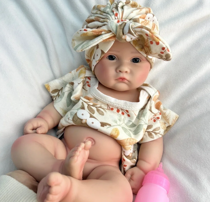 Isla – 45 cm Vollsilikon Reborn Babypuppe Mädchen