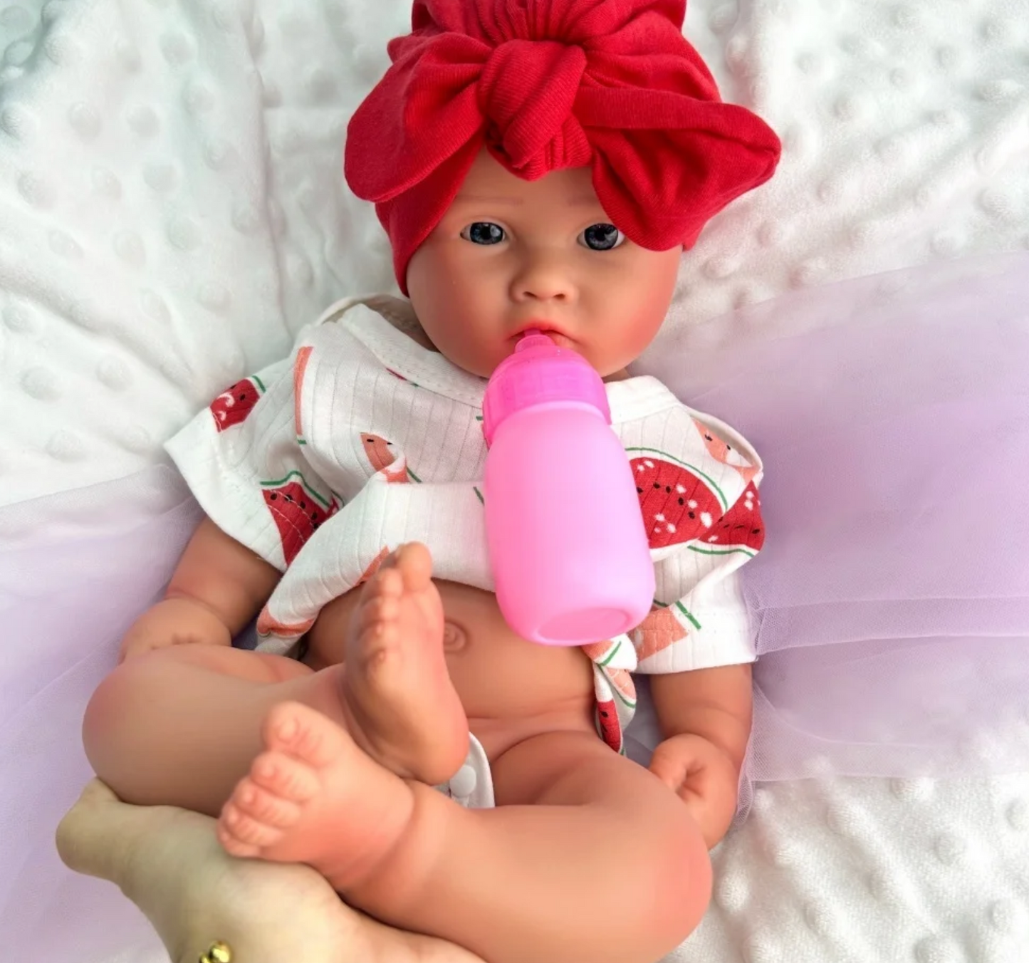 Isla – 45 cm Vollsilikon Reborn Babypuppe Mädchen