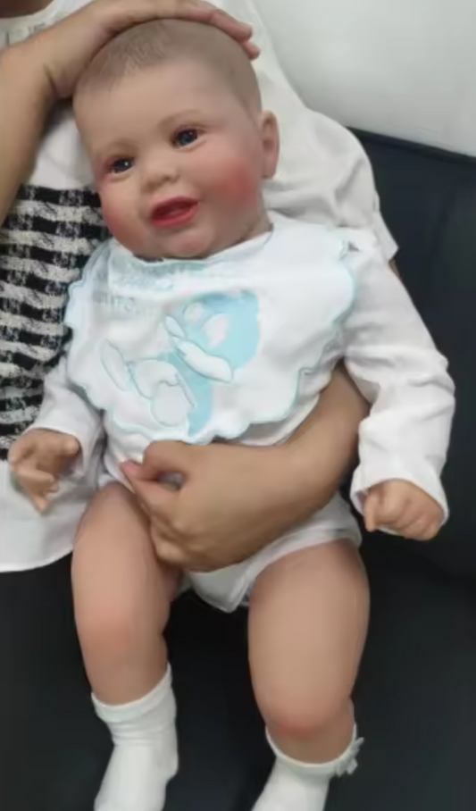 Kodi – 60 cm Realistische Reborn Babypuppe Junge | Handbemalte 3D-Haut mit sichtbaren Adern