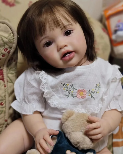 Lottie – 60 cm (24 Zoll) Lächelnde Reborn Babypuppe Mädchen