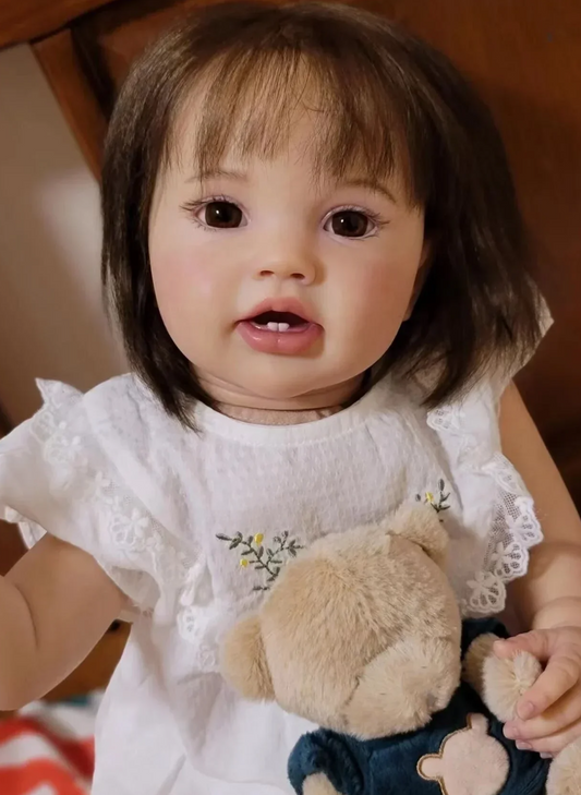 Lottie – 60 cm (24 Zoll) Lächelnde Reborn Babypuppe Mädchen