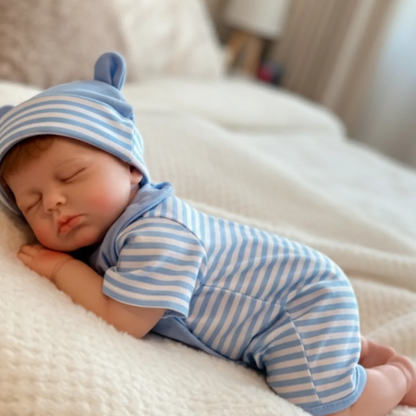 LouLou – 45 cm Vollsilikon Reborn Babypuppe Mädchen & Junge