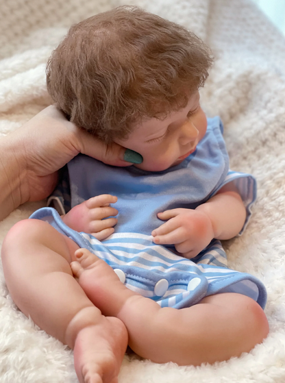 LouLou – 45 cm Vollsilikon Reborn Babypuppe Mädchen & Junge