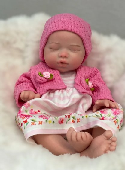 Luna – 35 cm (13,7 Zoll) Reborn Babypuppe Mädchen