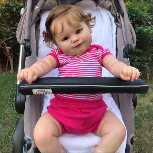„Maddie“ – 50 cm wasserdichte Reborn-Babypuppe aus Vollvinyl – Ein bezauberndes Kunstwerk