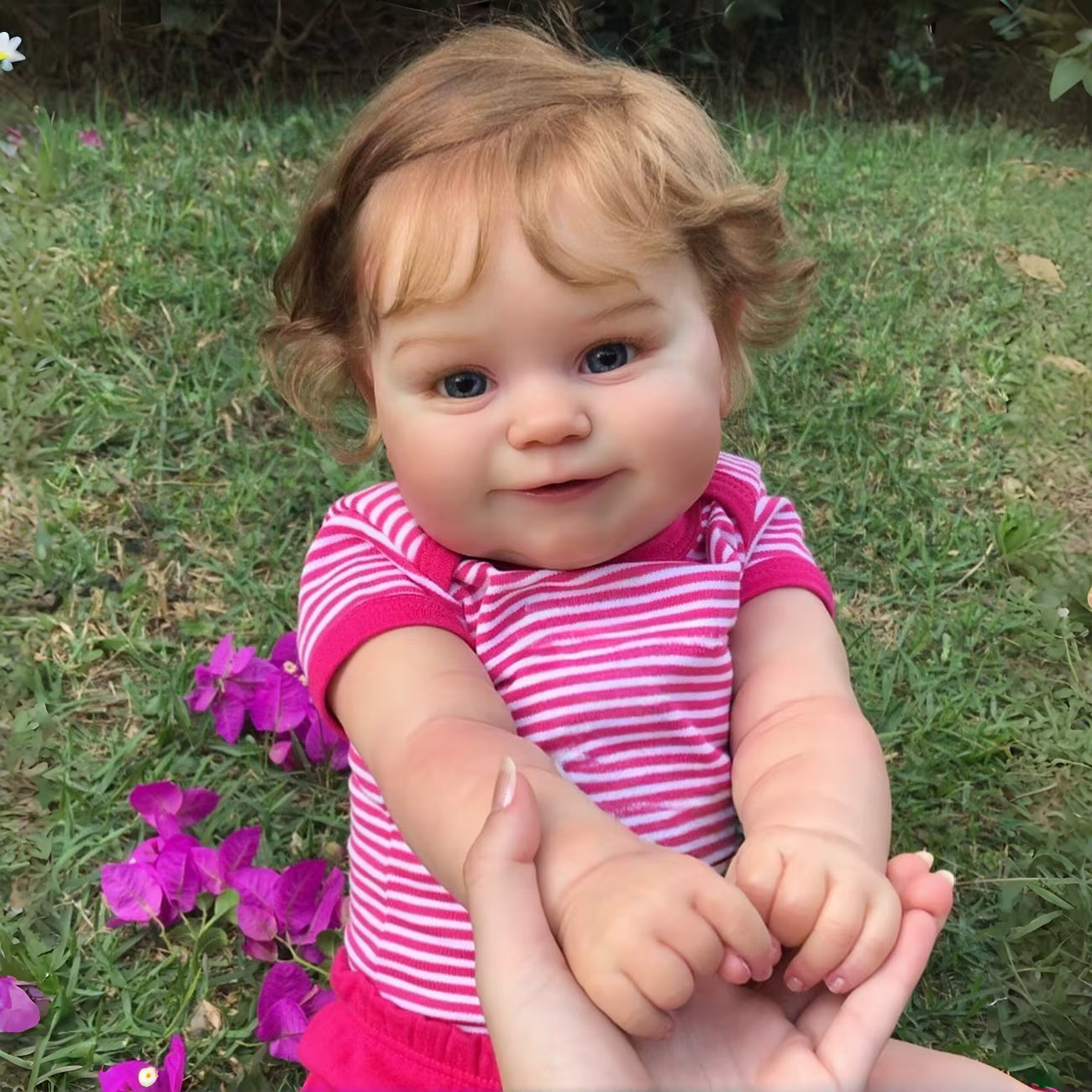 „Maddie“ – 50 cm wasserdichte Reborn-Babypuppe aus Vollvinyl – Ein bezauberndes Kunstwerk