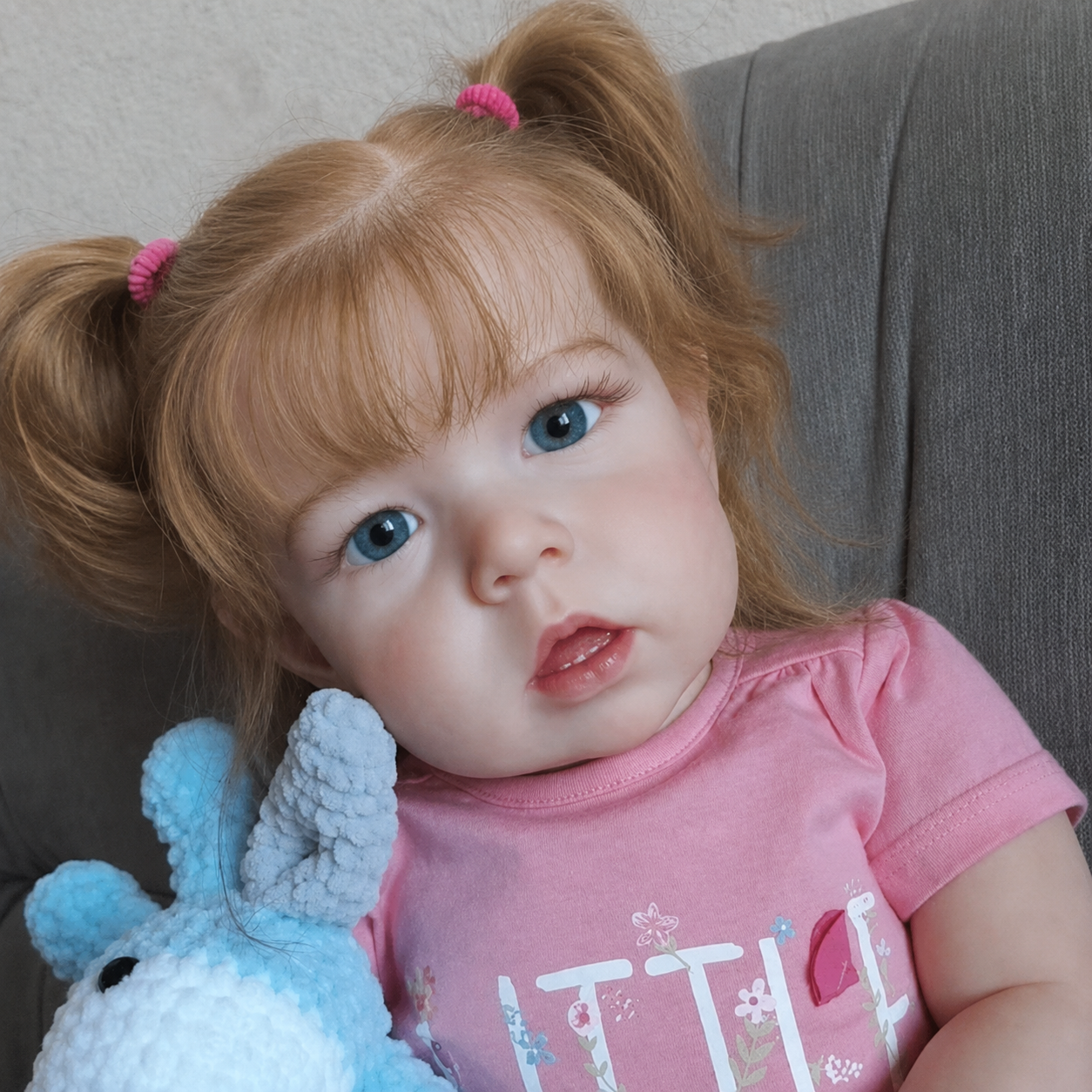 Melina – 70 cm Reborn Babypuppe Kleinkind mit Handgemaltem Gesicht & Verwurzeltem Haar