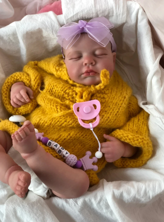 Melisa: 19-Zoll Neugeborene Reborn-Puppe – Schlafendes Baby