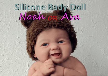Noah - Realistische Mini Reborn Silikonpuppe, 18 cm