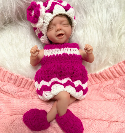 "Mini Girl" Reborn Baby Doll - 30 cm Lebensgroße Silikonbegleiterin