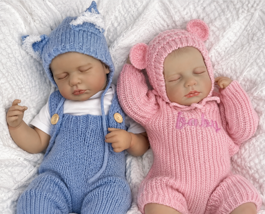"Harper & Hayden" – Limitierte Edition Zwillings-Reborn-Puppen mit handbemalten Details