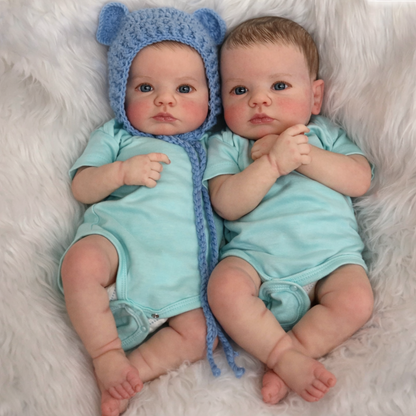 Evie & Archie – 20 Zoll bezaubernde Reborn-Zwillingspuppen
